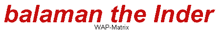  WAP-Matrix 